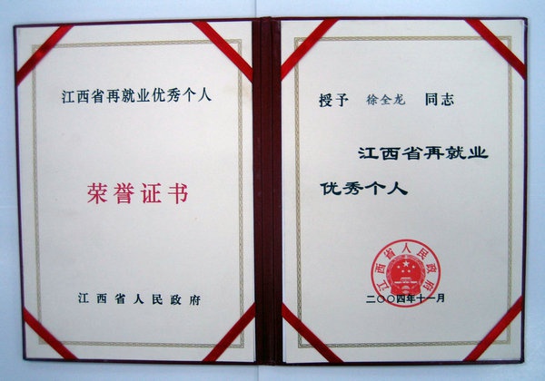 江西省再就业个人
